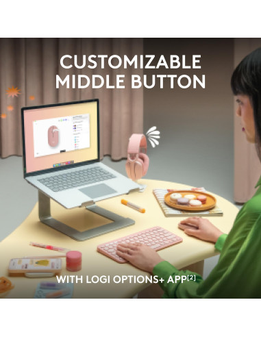 MOUSE USB OPTICAL WRL M350S/BLACK 910-007015 LOGITECH