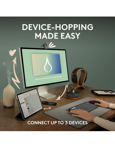 MOUSE USB OPTICAL WRL M350S/ROSE 910-007014 LOGITECH