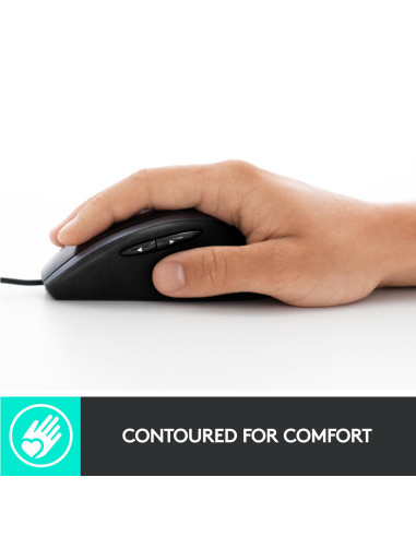 MOUSE USB OPTICAL M500S/BLACK 910-005784 LOGITECH
