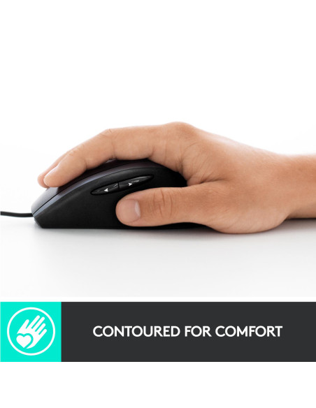 MOUSE USB OPTICAL M500S/BLACK 910-005784 LOGITECH MOUSE USB OPTICAL M500S/BLACK 910-005784 LOGITECH