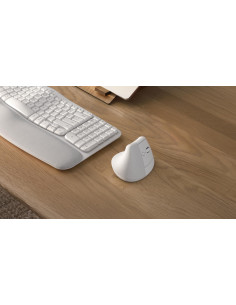 MOUSE USB OPTICAL WRL VERTICAL/WHITE RIGH 910-006475 LOGITECH
