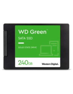 SSD, WESTERN DIGITAL, Green, 240GB, SATA 3.0, SLC, Read speed 545 MBytes/sec, 2,5", MTBF 1000000 hours, WDS240G3G0A