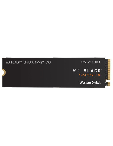 SSD, WESTERN DIGITAL, Black SN850X, 2TB, M.2, PCIE, NVMe, Write speed 6600 MBytes/sec, Read speed 7300 MBytes/sec, 2.38mm, TBW  SSD, WESTERN DIGITAL, Black SN850X, 2TB, M.2, PCIE, NVMe, Write speed 6600 MBytes/sec, Read speed 7300 MBytes/sec, 2.38mm, TBW