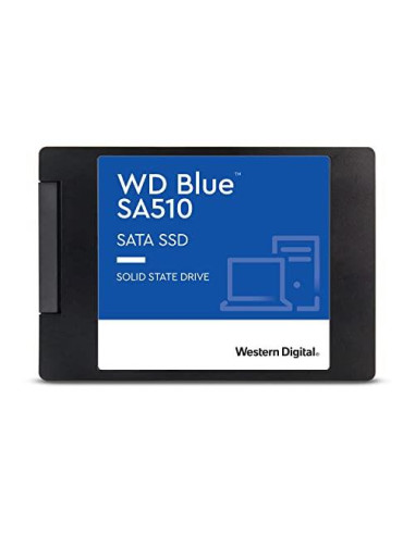 SSD, WESTERN DIGITAL, Blue SA510, 4TB, SATA 3.0, Write speed 520 MBytes/sec, Read speed 560 MBytes/sec, 2,5", TBW 600 TB, MTBF