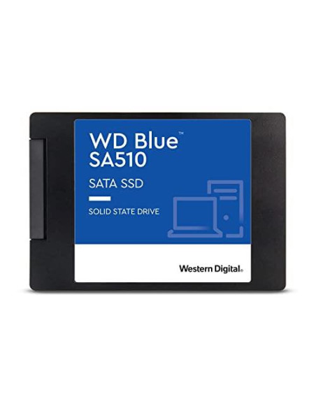 SSD, WESTERN DIGITAL, Blue SA510, 4TB, SATA 3.0, Write speed 520 MBytes/sec, Read speed 560 MBytes/sec, 2,5", TBW 600 TB, MTBF  SSD, WESTERN DIGITAL, Blue SA510, 4TB, SATA 3.0, Write speed 520 MBytes/sec, Read speed 560 MBytes/sec, 2,5", TBW 600 TB, MTBF