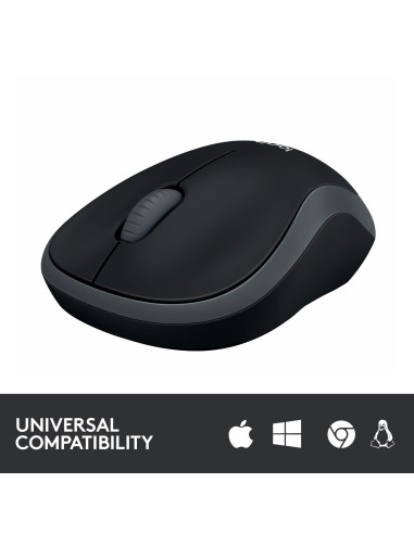 MOUSE USB OPTICAL WRL M185/GREY 910-002238 LOGITECH