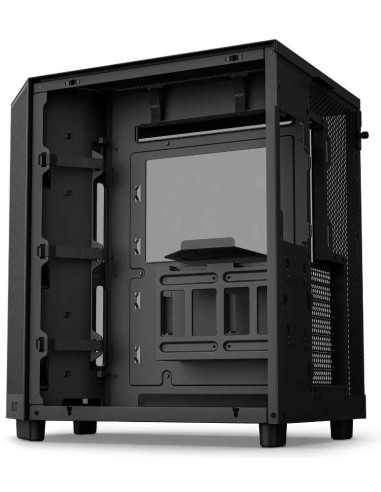 Case, NZXT, H6 Flow RGB, MidiTower, Case product features Transparent panel, Not included, ATX, MicroATX, MiniITX, Colour Black