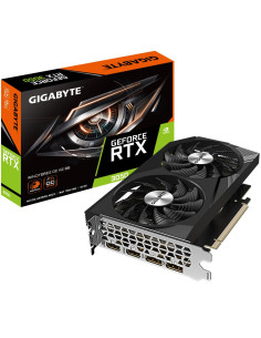 Graphics Card, GIGABYTE, NVIDIA GeForce RTX 3050, 8 GB, GDDR6, 128 bit, PCIE 4.0 16x, Memory 14000 MHz, 2xHDMI, 2xDisplayPort, 