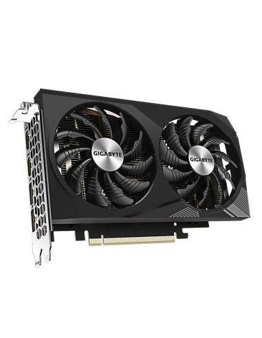 Graphics Card, GIGABYTE, NVIDIA GeForce RTX 3050, 8 GB, GDDR6, 128 bit, PCIE 4.0 16x, Memory 14000 MHz, 2xHDMI, 2xDisplayPort, 
