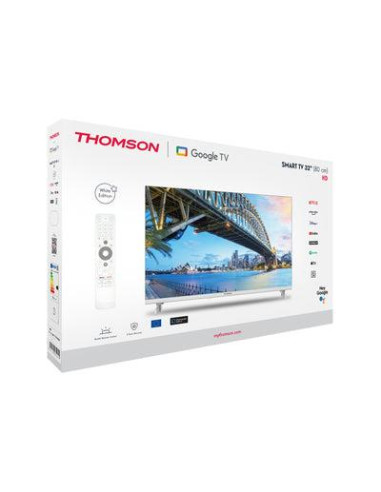 TV Set, THOMSON, 32 ", HD, 1366 x 768 pixels, Flat, 16:9, LED, 32HG2S15W