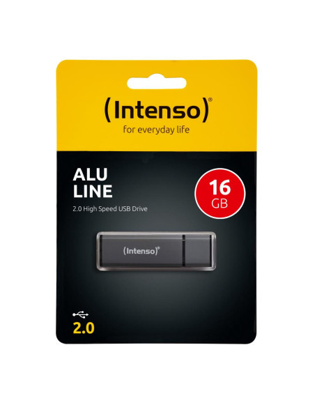 MEMORY DRIVE FLASH USB2 16GB/ANTHRACITE 3521471 INTENSO MEMORY DRIVE FLASH USB2 16GB/ANTHRACITE 3521471 INTENSO