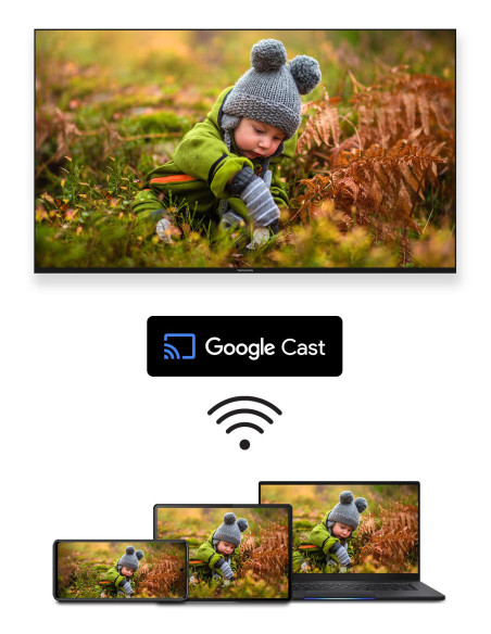 TV Set, THOMSON, 65", 4K/Smart, QLED, 3840x2160, Wireless LAN, Bluetooth, Google TV, Dark Grey, 65QG4S14 TV Set, THOMSON, 65", 4K/Smart, QLED, 3840x2160, Wireless LAN, Bluetooth, Google TV, Dark Grey, 65QG4S14