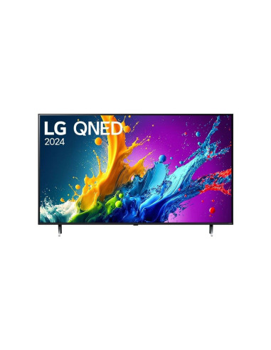 TV Set, LG, 65", 4K/Smart, 3840x2160, Wireless LAN, Bluetooth, webOS, Black, 65QNED80T3A