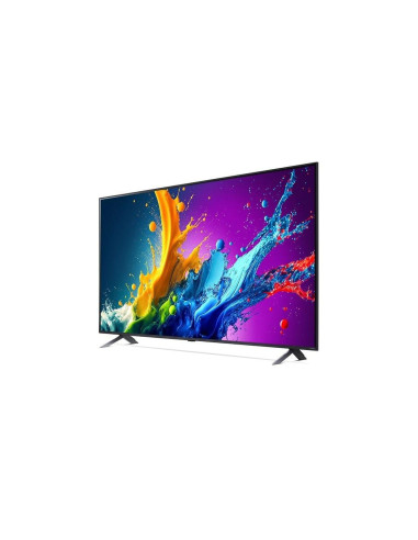 TV Set, LG, 65", 4K/Smart, 3840x2160, Wireless LAN, Bluetooth, webOS, Black, 65QNED80T3A