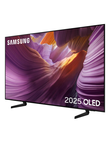 TV Set, SAMSUNG, 55", OLED/4K/Smart, 3840x2160, Wireless LAN, Bluetooth, Tizen, Black, QE55S85FAUXXH