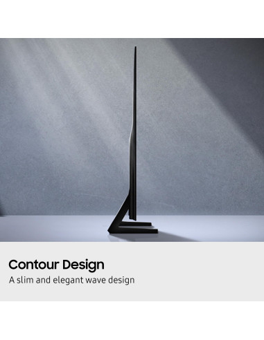 TV Set, SAMSUNG, 55", OLED/4K/Smart, 3840x2160, Wireless LAN, Bluetooth, Tizen, Black, QE55S85FAUXXH