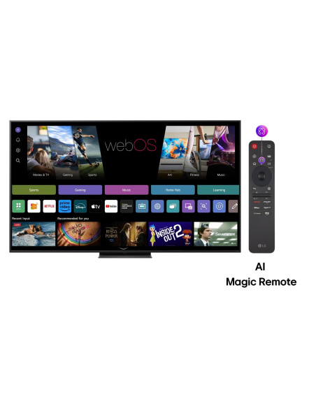 TV Set, LG, 75", 4K/Smart, 3840x2160, Wireless LAN, Bluetooth, webOS, Black, 75QNED86A3A TV Set, LG, 75", 4K/Smart, 3840x2160, Wireless LAN, Bluetooth, webOS, Black, 75QNED86A3A