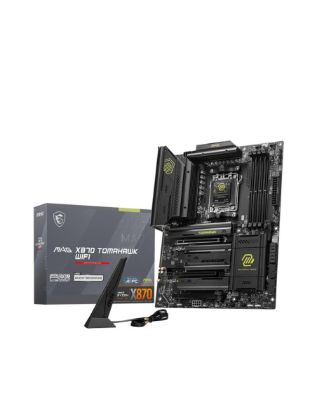 Mainboard, MSI, AMD X870, SAM5, ATX, Memory DDR5, Memory slots 4, 1xPCI-Express 1x, 3xPCI-Express 16x, 4xM.2, 1xHDMI, 1xAudio-I Mainboard, MSI, AMD X870, SAM5, ATX, Memory DDR5, Memory slots 4, 1xPCI-Express 1x, 3xPCI-Express 16x, 4xM.2, 1xHDMI, 1xAudio-I