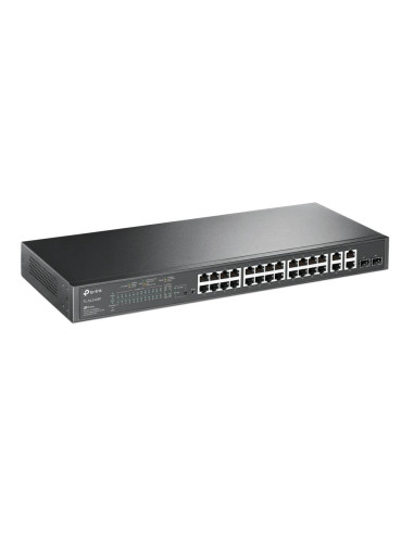 Switch, TP-LINK, SL2428P, Rack, PoE+ ports 24, 250 Watts, SL2428P