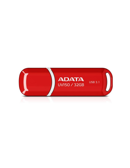MEMORY DRIVE FLASH USB3.1 32GB/RED AUV150-32G-RRD ADATA MEMORY DRIVE FLASH USB3.1 32GB/RED AUV150-32G-RRD ADATA