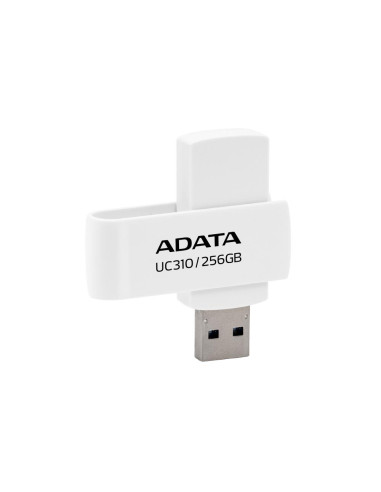 MEMORY DRIVE FLASH USB3.2 256G/WHITE UC310-256G-RWH ADATA