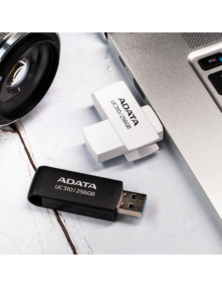 MEMORY DRIVE FLASH USB3.2 256G/WHITE UC310-256G-RWH ADATA MEMORY DRIVE FLASH USB3.2 256G/WHITE UC310-256G-RWH ADATA