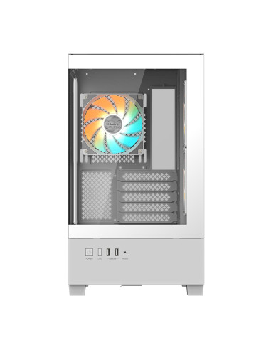 Case, GIGABYTE, GB-C201PI, MidiTower, Case product features Rackmountable/Accessory/Transparent panel, Not included, MicroATX, 