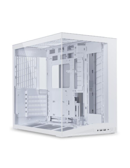Case, LIAN LI, ATX/micro ATX/Mini-ITX, White, Mini Tower, O11D MINI V2 Flow, G99.O11DMIV2W.00