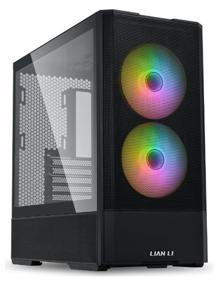 Case, LIAN LI, LANCOOL 207, MidiTower, Case product features Transparent panel, Not included, ATX, MicroATX, MiniITX, Colour Bl Case, LIAN LI, LANCOOL 207, MidiTower, Case product features Transparent panel, Not included, ATX, MicroATX, MiniITX, Colour Bl