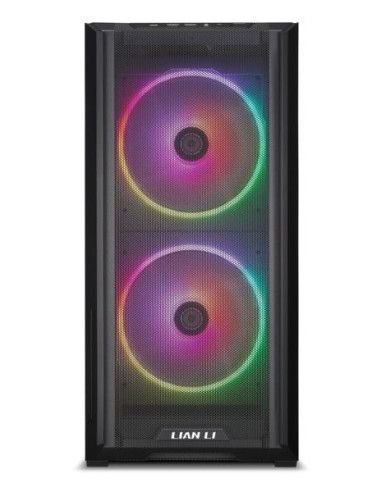 Case, LIAN LI, LANCOOL 216RX BLACK, MidiTower, Case product features Transparent panel, ATX, EATX, MicroATX, MiniITX, Colour Bl