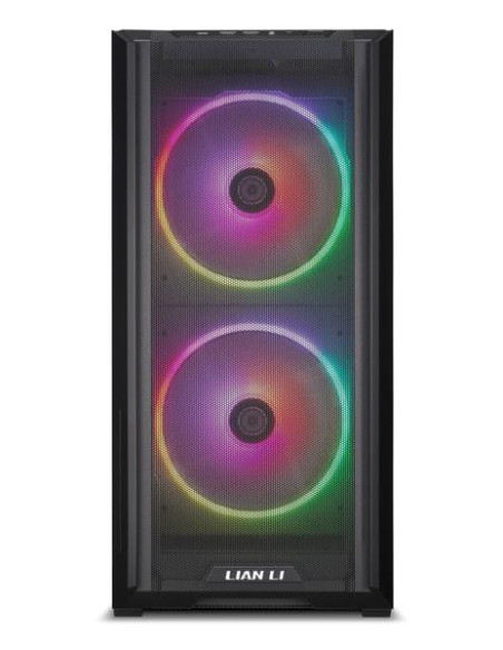Case, LIAN LI, LANCOOL 216RX BLACK, MidiTower, Case product features Transparent panel, ATX, EATX, MicroATX, MiniITX, Colour Bl