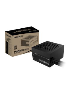 Power Supply, GIGABYTE, 550 Watts, Efficiency 80 PLUS SILVER, PFC Active, MTBF 100000 hours, GP-P550SS