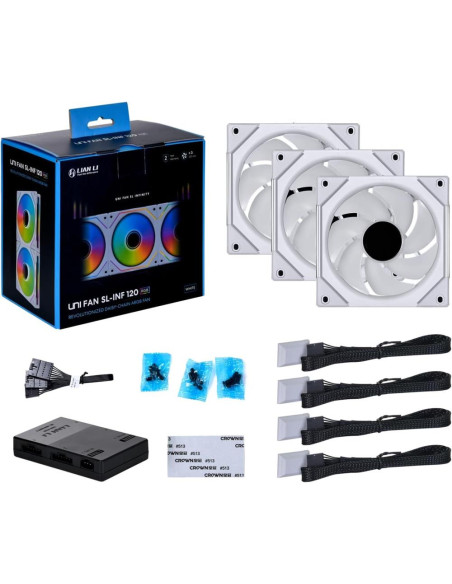 CASE FAN 120MM/G99.12SLIN3W.00 LIAN LI