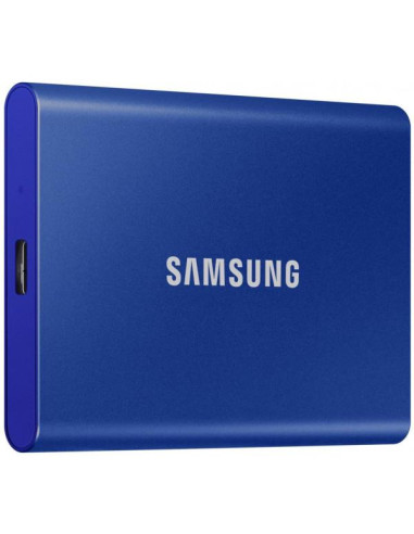 External SSD, SAMSUNG, T7, 1TB, USB 3.2, Write speed 1000 MBytes/sec, Read speed 1050 MBytes/sec, MU-PC1T0H/WW