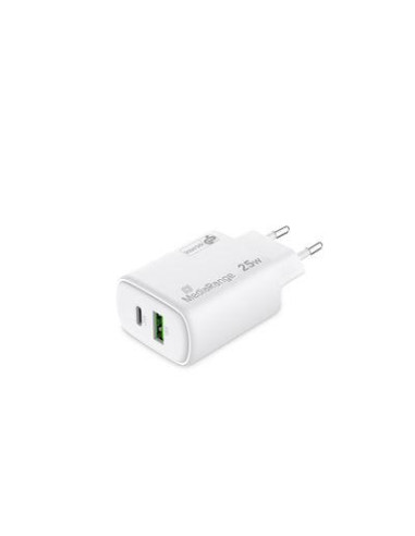 POWER ADAPTER USB/USB-C 25W/FAST MRMA112-2 MEDIARANGE