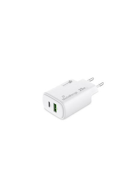 POWER ADAPTER USB/USB-C 25W/FAST MRMA112-2 MEDIARANGE