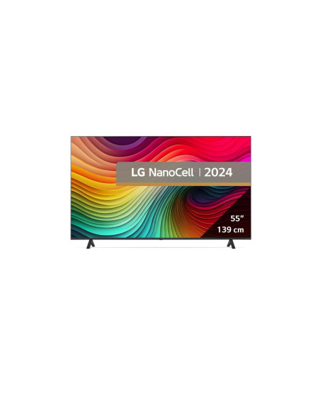 TV Set, LG, 55", 4K/Smart, 3840x2160, Wireless LAN, Bluetooth, webOS, 55NANO81T3A TV Set, LG, 55", 4K/Smart, 3840x2160, Wireless LAN, Bluetooth, webOS, 55NANO81T3A