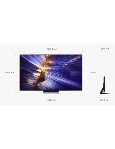 TV Set, SAMSUNG, 55 ", 4K Ultra HD, 3840 x 2160 pixels, Flat, 16:9, OLED, QE55S90FAEXXH