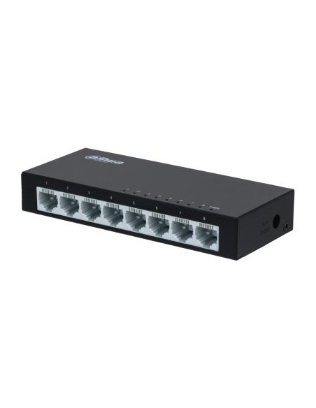 Switch, DAHUA, Switch type Unmanaged, 8xRJ-45 ports, SF1008-EUR