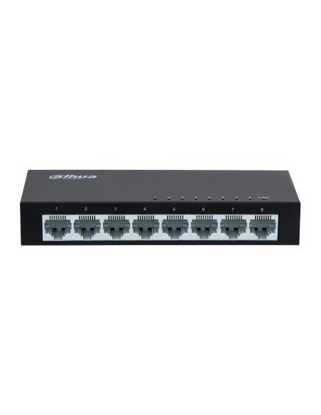 Switch, DAHUA, Switch type Unmanaged, 8xRJ-45 ports, SF1008-EUR