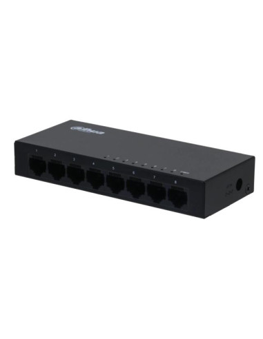 Switch, DAHUA, SG1008-EUR, Switch type Unmanaged, Switch layer L2, 8xRJ-45 ports, RJ-45 Ports Type Gigabit Ethernet (10/100/100