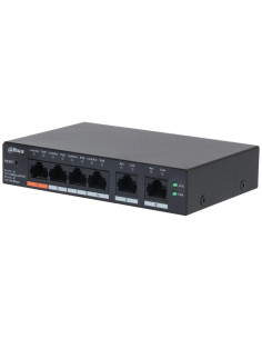 Switch, DAHUA, DH-CS4006-4ET2ET-60, Type L2, PoE ports 4, 60 Watts, CS4006-4ET2ET-60