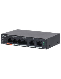 Switch, DAHUA, DH-SG4006P, Switch layer L2, 6xRJ-45 ports, RJ-45 Ports Type Gigabit Ethernet (10/100/1000), 4xPower over Ethern