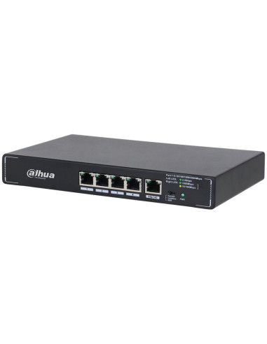 Switch, DAHUA, DH-SMG1005, Switch type Unmanaged, 5x2.5G Ethernet (copper) ports quantity, SMG1005