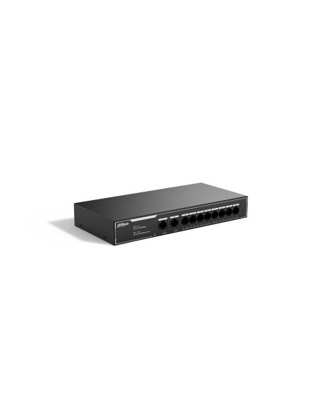 Switch, DAHUA, 10-Port Economical Gigabit PoE Switch with 8-Port PoE, Type L2, SG1010LP