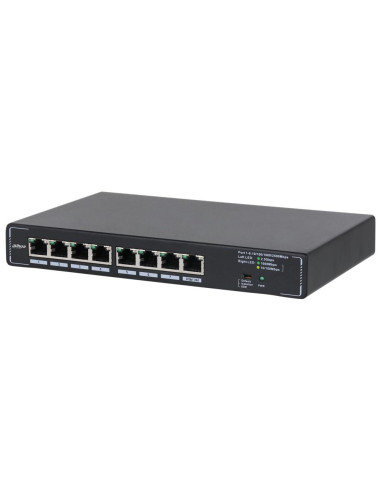 Switch, DAHUA, DH-SMG1008, Switch type Unmanaged, 8x2.5G Ethernet (copper) ports quantity, SMG1008