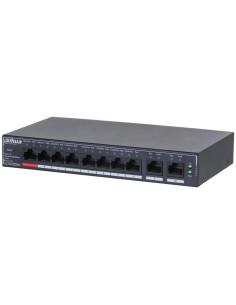 Switch, DAHUA, DH-SG4010P, Switch layer L2, 10xRJ-45 ports, RJ-45 Ports Type Gigabit Ethernet (10/100/1000), 8xPower over Ether