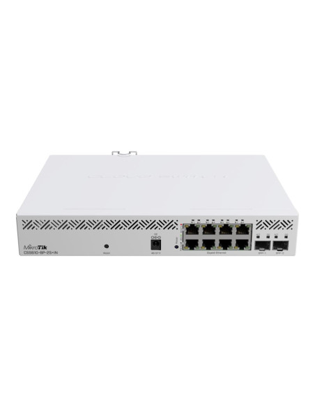 Switch, MIKROTIK, 8x10Base-T / 100Base-TX / 1000Base-T, 2xSFP+, CSS610-8P-2S+IN Switch, MIKROTIK, 8x10Base-T / 100Base-TX / 1000Base-T, 2xSFP+, CSS610-8P-2S+IN