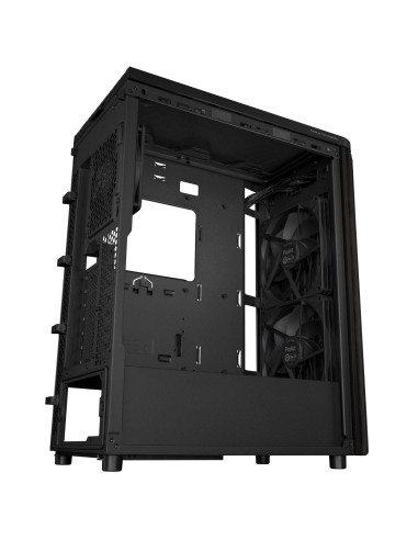 Case, ASUS, ProArt PA401 Wood Edition - Tempered Glass Panel, MidiTower, Case product features Transparent panel, Not included,