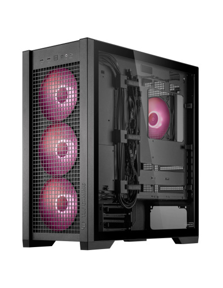 Case, ASUS, TUF Gaming GT302 ARGB, MidiTower, Case product features Transparent panel, Not included, ATX, EATX, MicroATX, MiniI